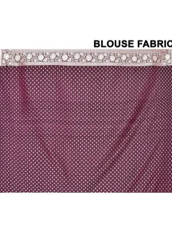 Banarasi Saree in Wine
