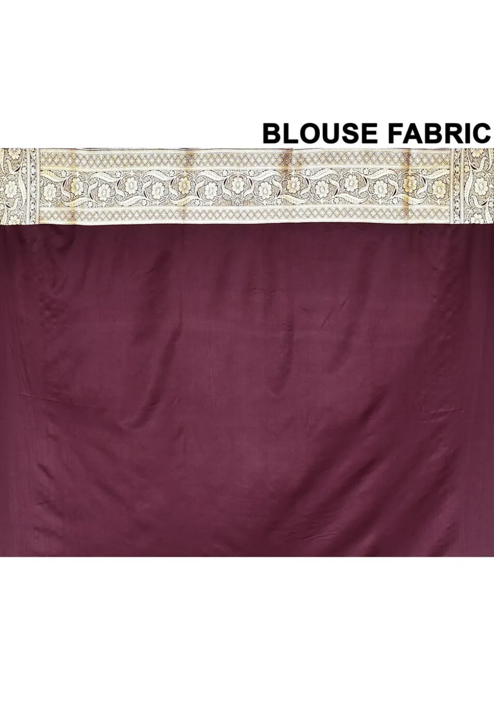 Banarasi Satin Silk Saree in Wine
