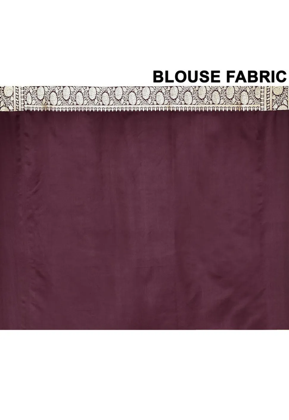 Banarasi Satin Silk Saree in Wine