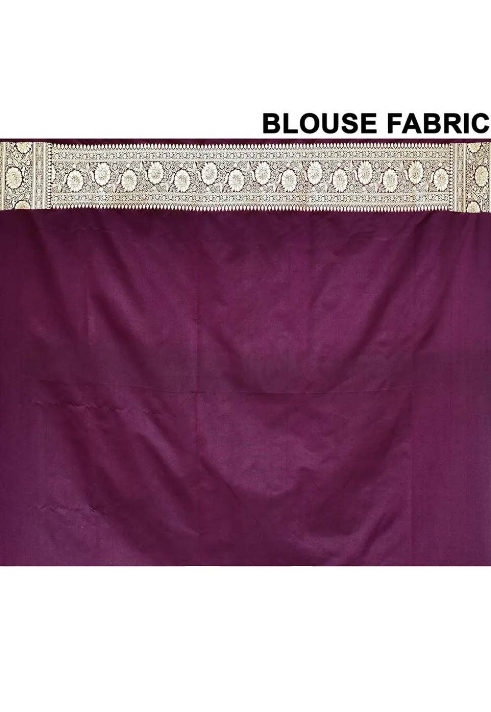 Banarasi Satin Silk Saree in Dark Purple