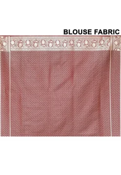 Banarasi Satin Silk Saree in Maroon