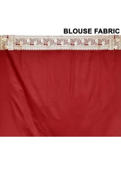 Banarasi Satin Silk Saree in Maroon