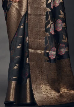Banarasi Silk Saree in Black