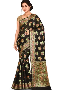 Banarasi Silk Saree in Black