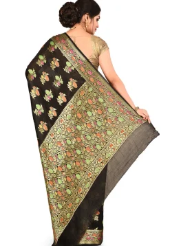 Banarasi Silk Saree in Black
