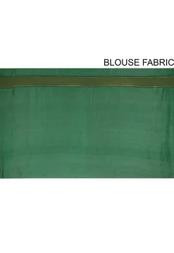 Banarasi Silk Saree in Light teal green