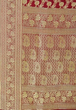 Banarasi Silk Saree in Maroon