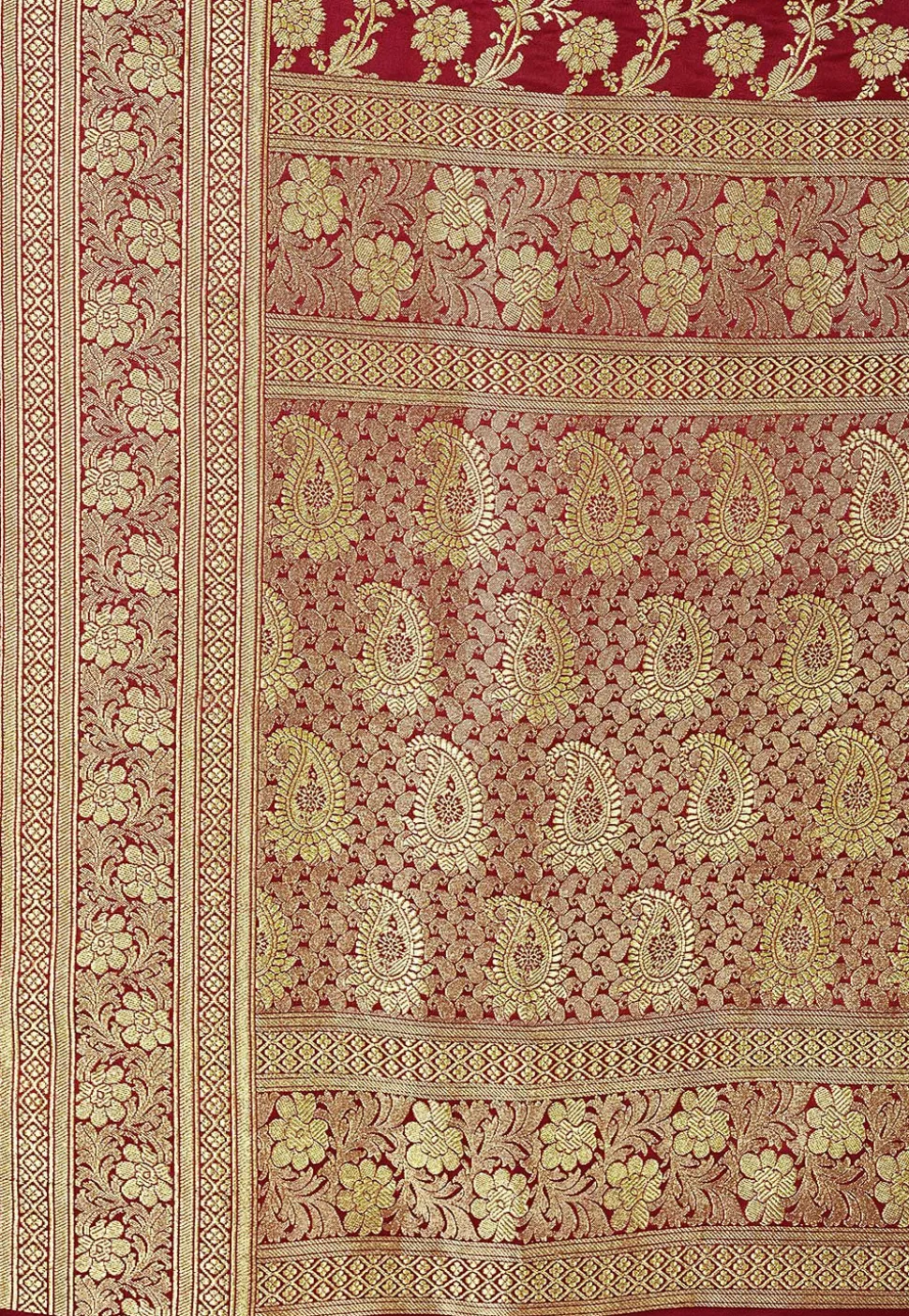 Banarasi Silk Saree in Maroon