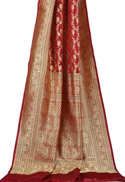 Banarasi Silk Saree in Maroon
