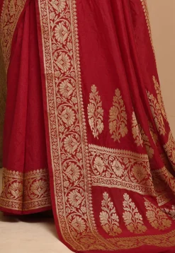 Banarasi Silk Saree in Red