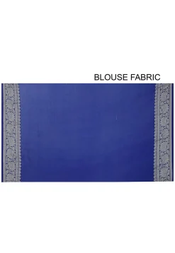 Banarasi Silk Saree in Sky Blue