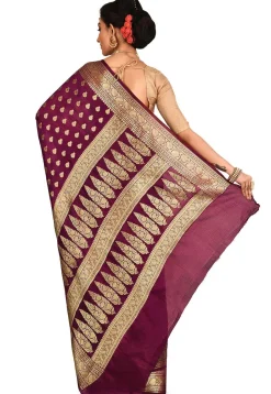 Banarasi Silk Saree in Wine