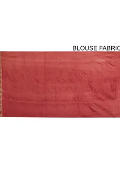 Banarasi Tussar Silk Saree in Red