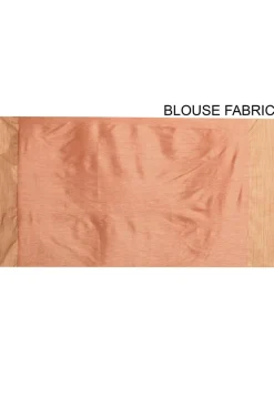 Banarasi Tussar Silk Saree in Peach