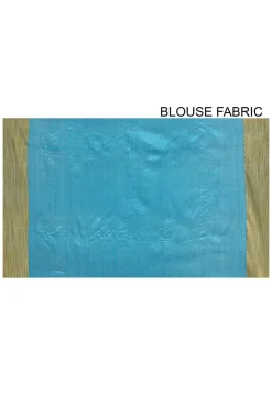 Banarasi Tussar Silk Saree in Blue