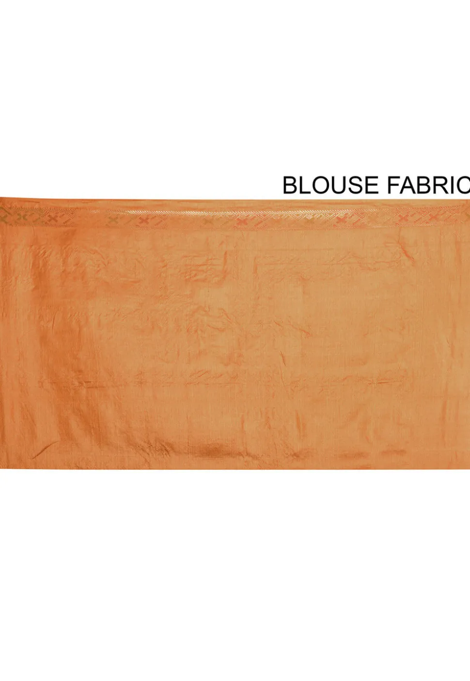 Banarasi Tussar Silk Saree in Orange