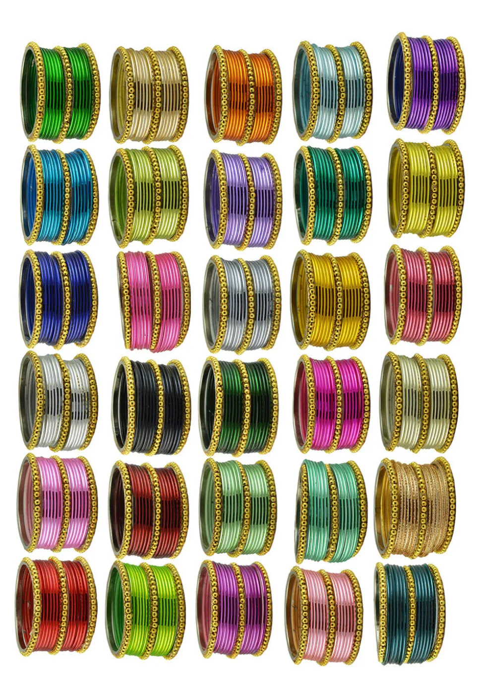 Beaded Bangle Set