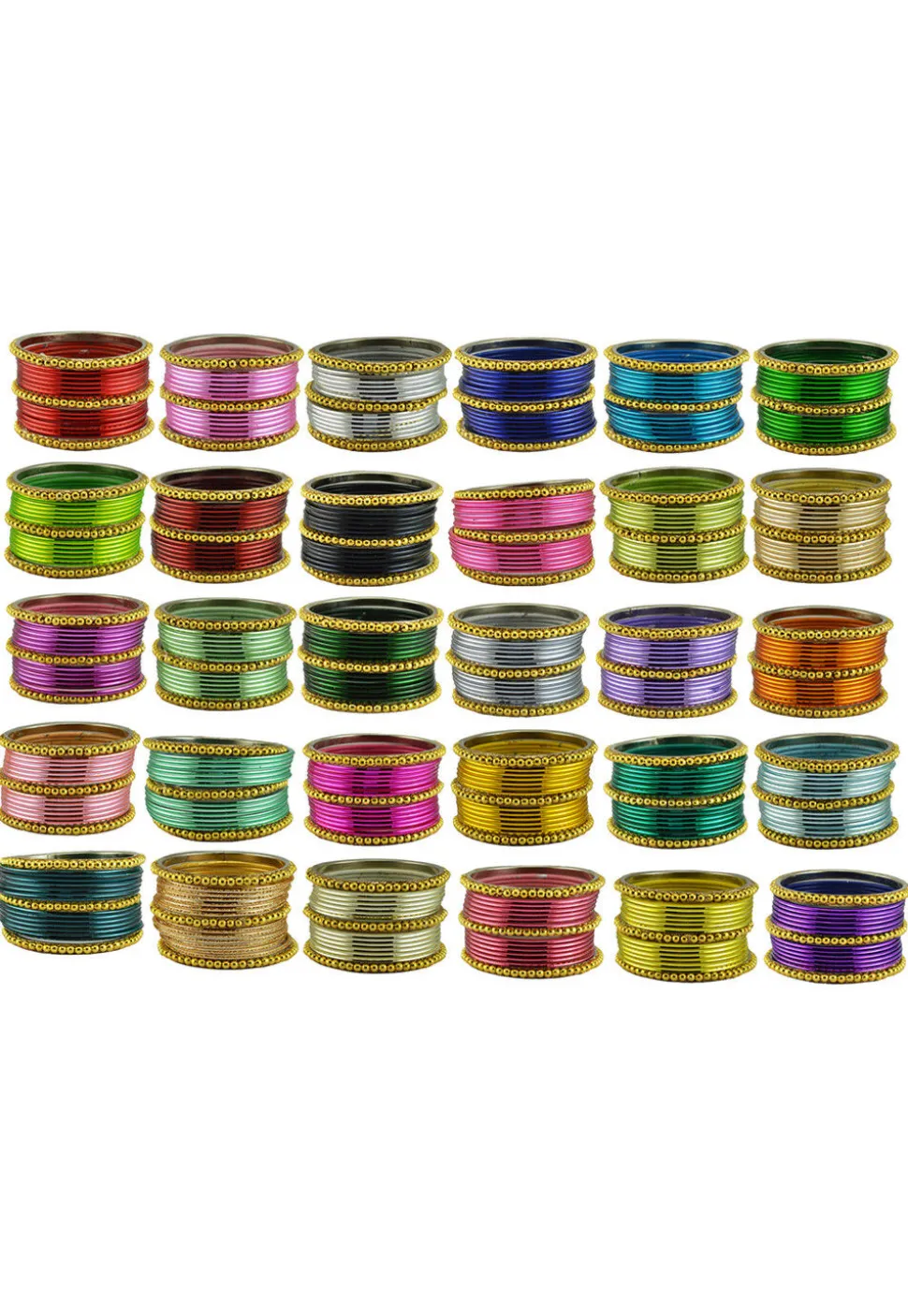 Beaded Bangle Set