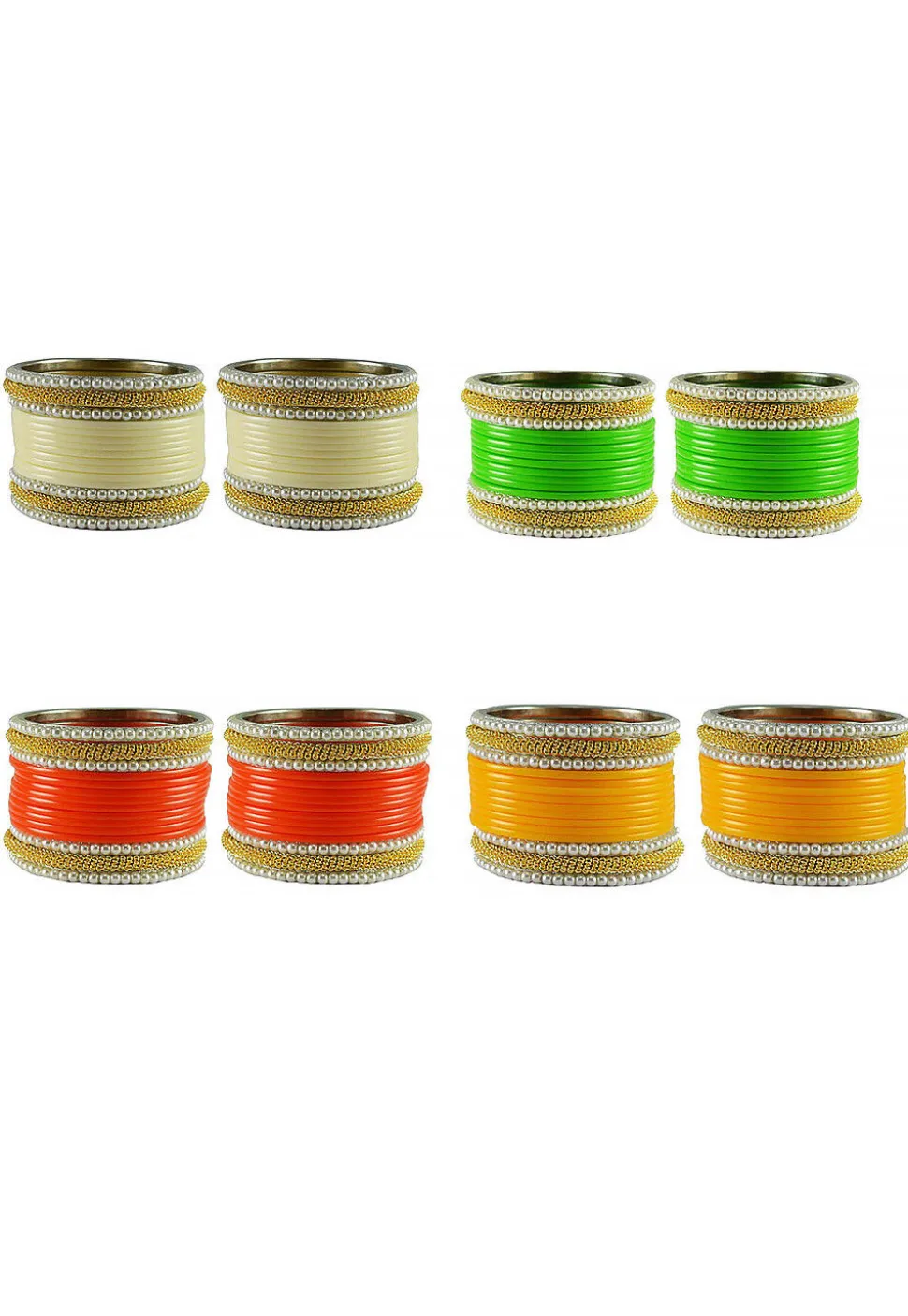 Beaded Bangle Set
