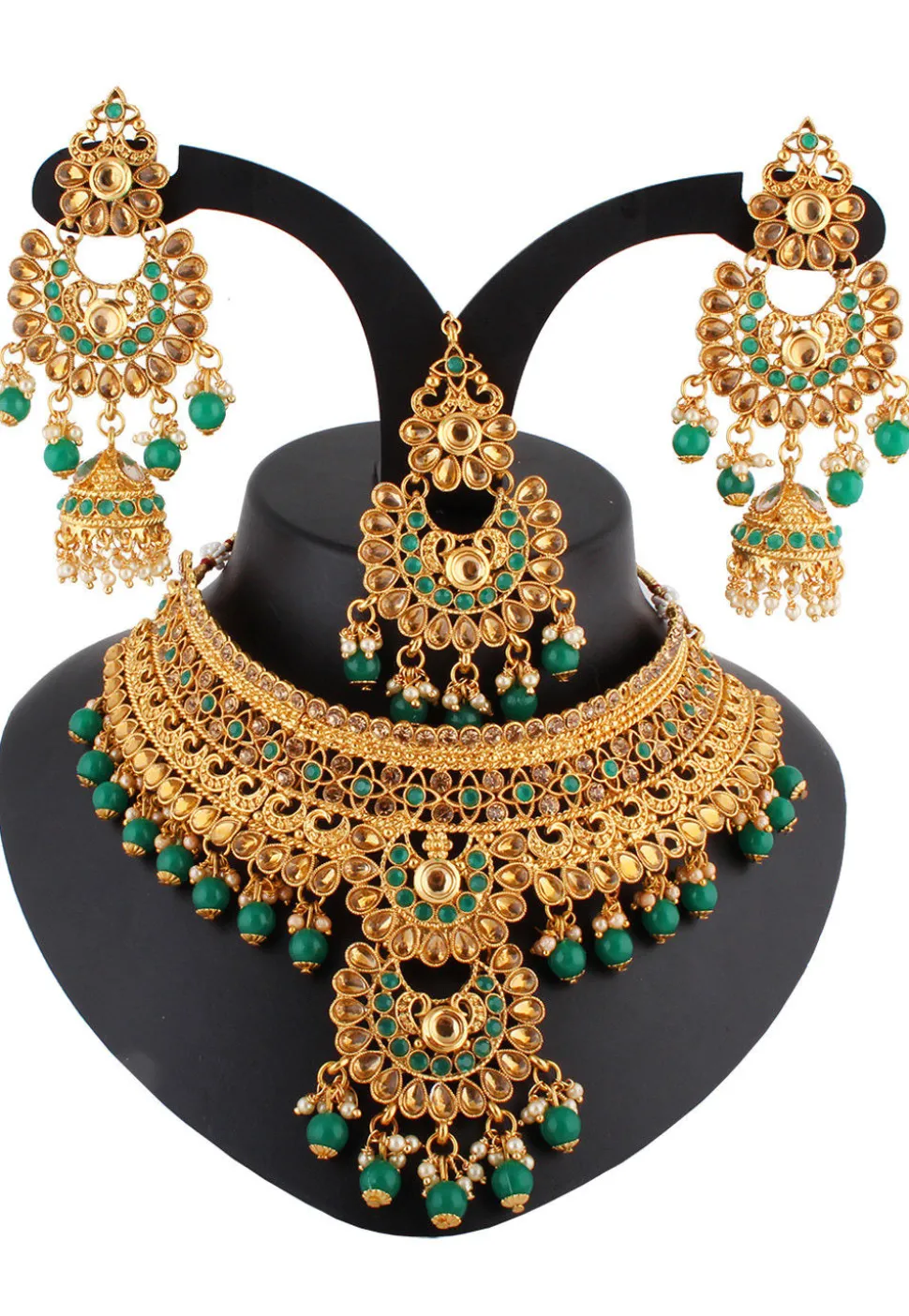 Beaded Choker Necklace Set