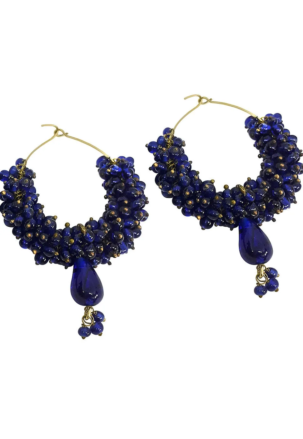 Beaded Hoop Earring