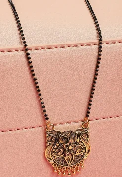 Beaded Oxidised Mangalsutra