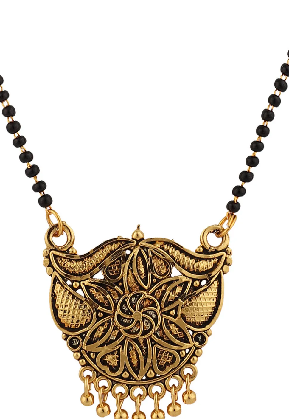 Beaded Oxidised Mangalsutra