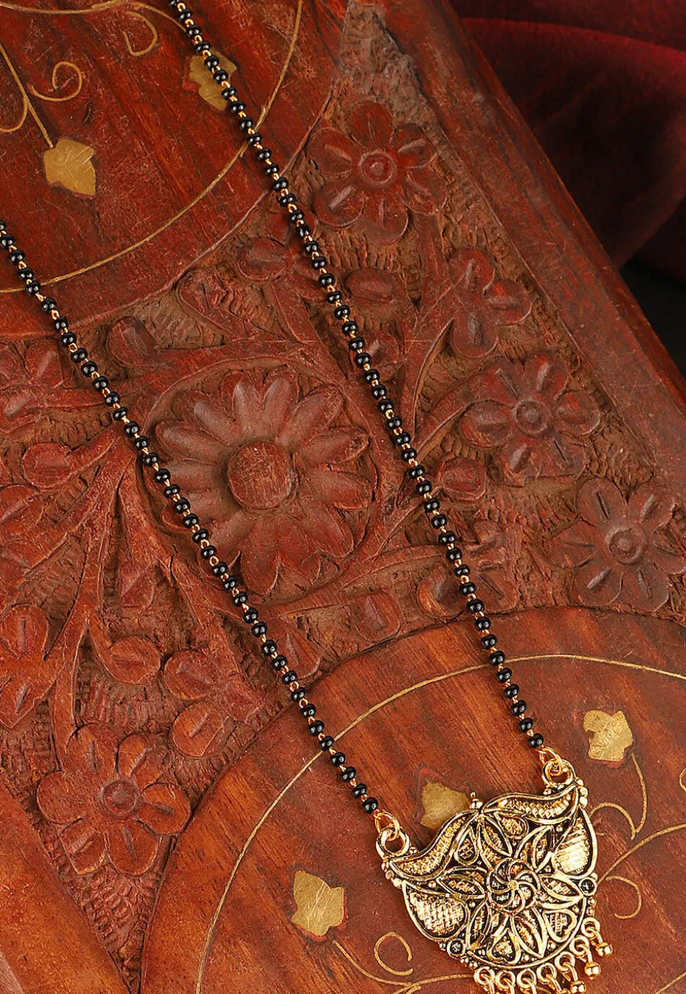 Beaded Oxidised Mangalsutra