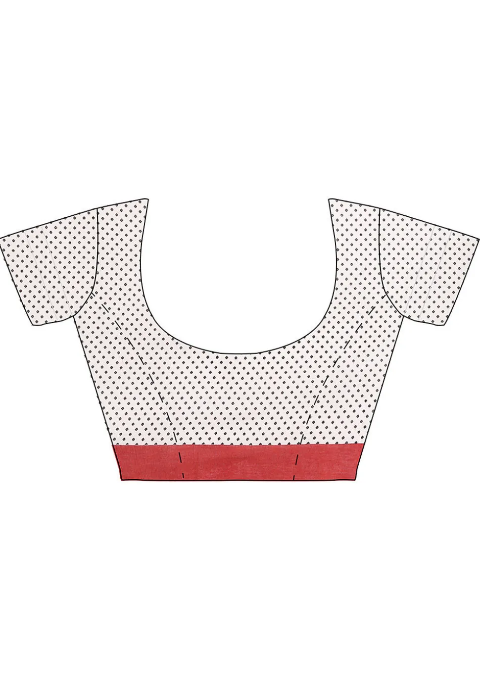 Block Printed Pure Cotton Saree in Light Beige