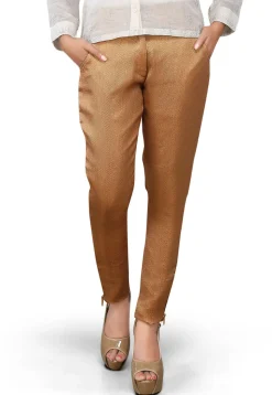 Brocade Pant in Golden
