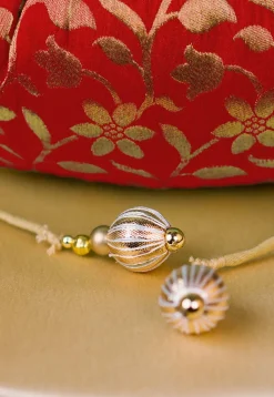 Brocade Potli Bag in Red