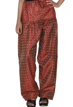 Brocade Salwar in Maroon