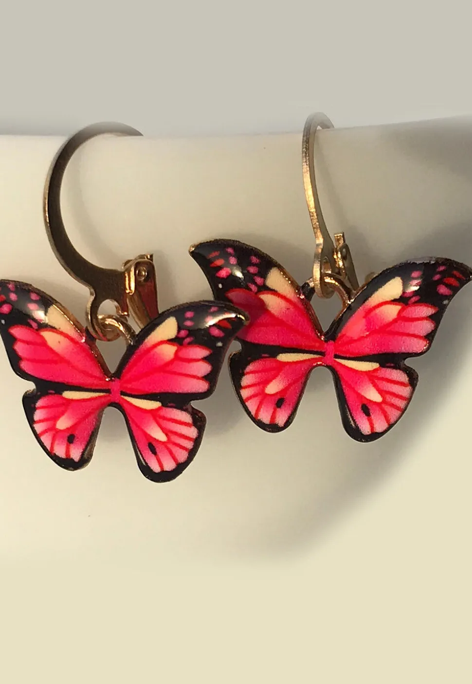Butterfly Style Painted Earring