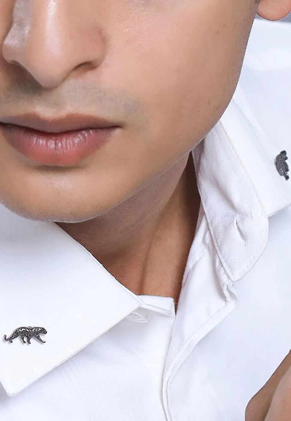 Calm Chetaah Metallic Collar Tips