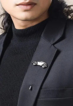 Car Power Metallic Lapel Pin