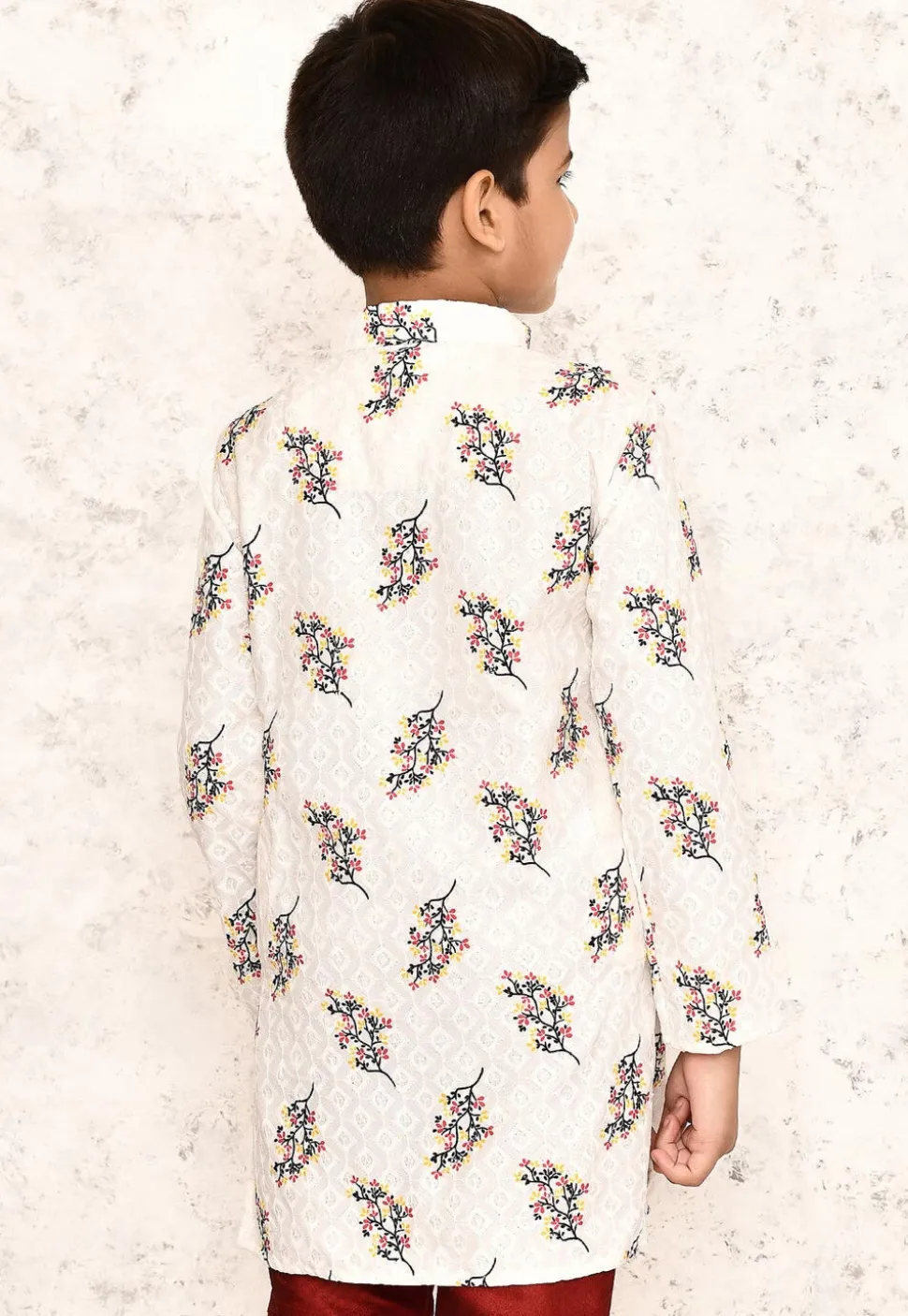 Chikankari Cotton Kurta in White