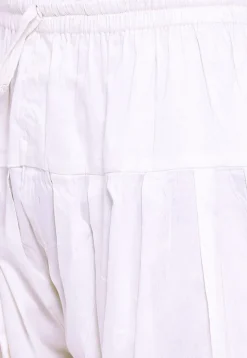 Chikankari Pure Cotton Dhoti Kurta in Yellow