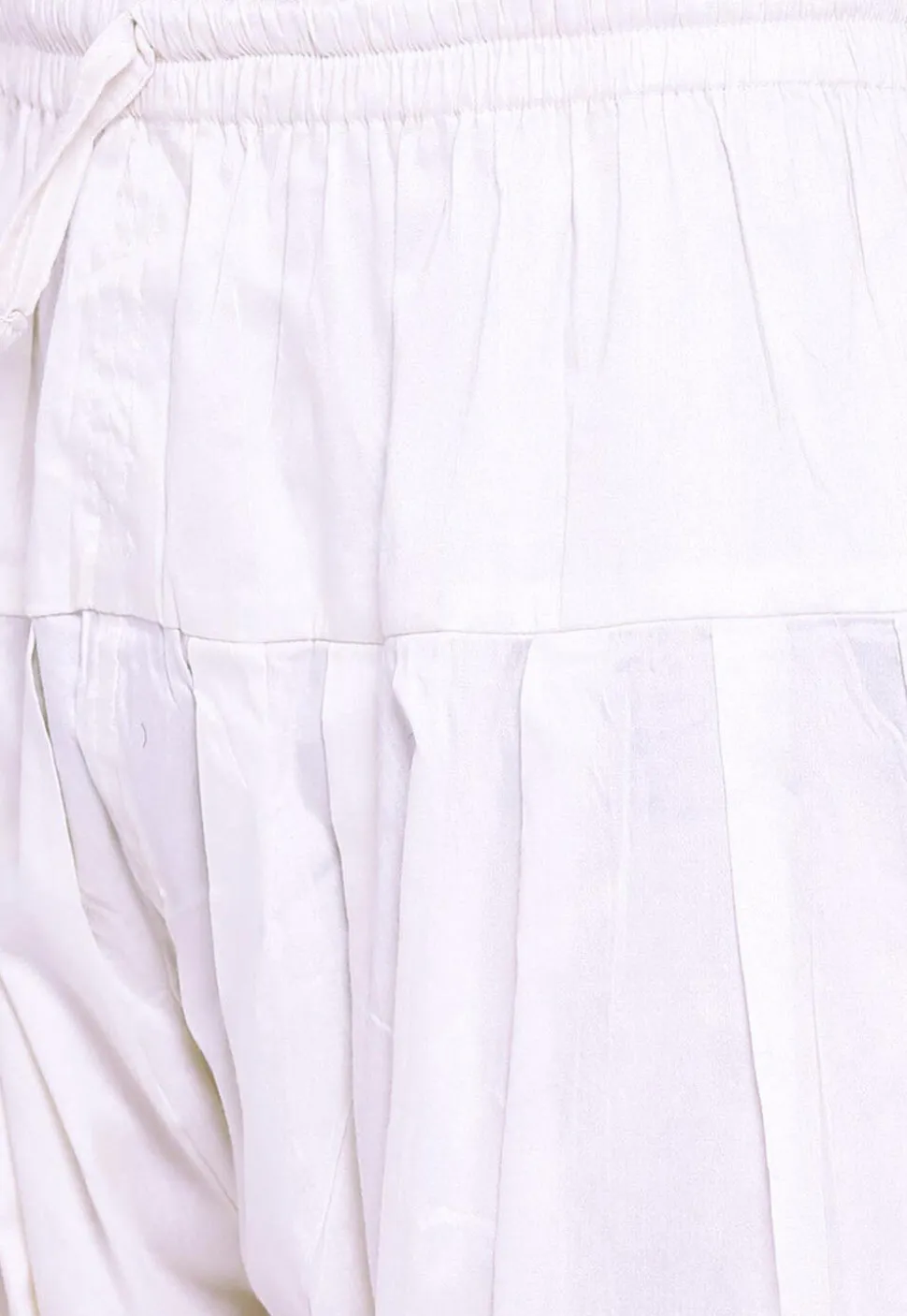 Chikankari Pure Cotton Dhoti Kurta in Yellow