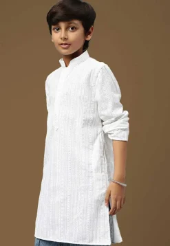 Chikankari Pure Cotton Kurta in White