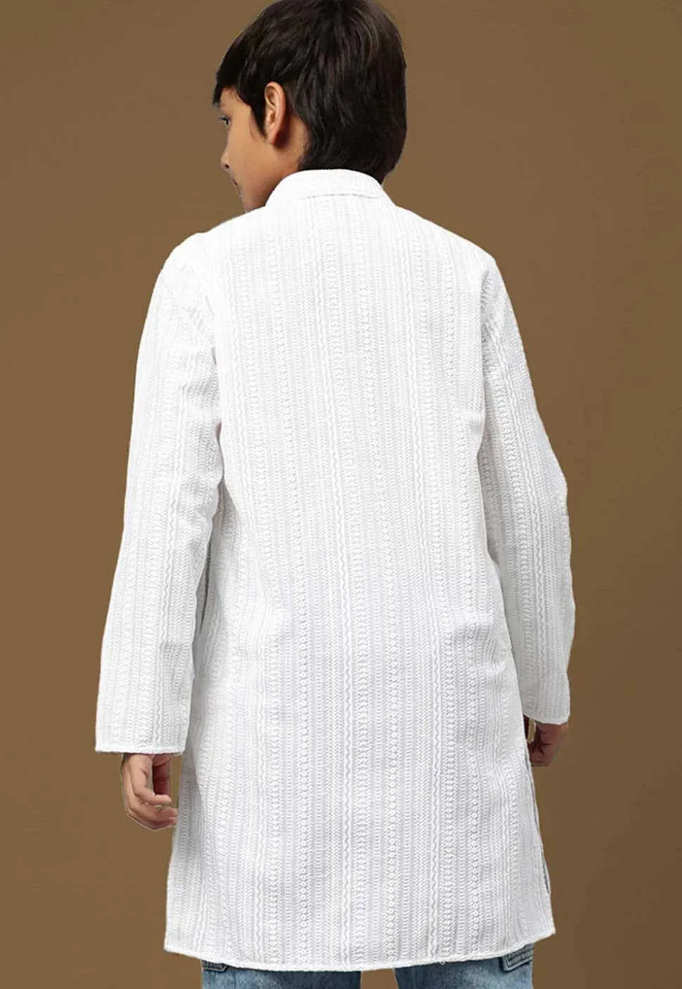 Chikankari Pure Cotton Kurta in White