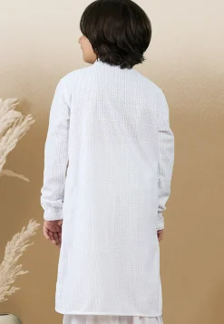 Chikankari Pure Cotton Kurta in White