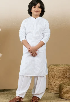 Chikankari Pure Cotton Kurta in White