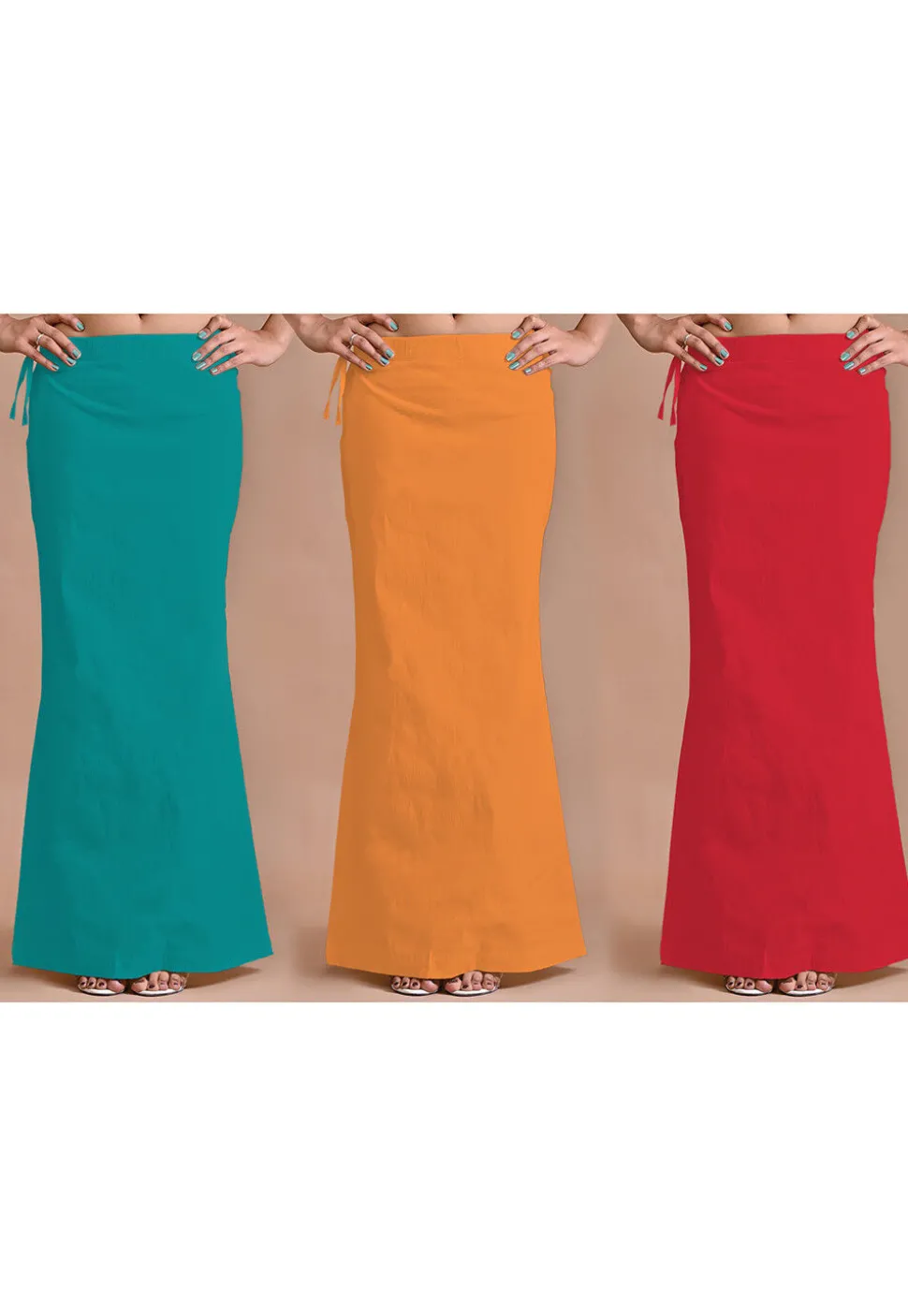 Combo Lycra Cotton Mermaid Style Shapewear in Multicolor