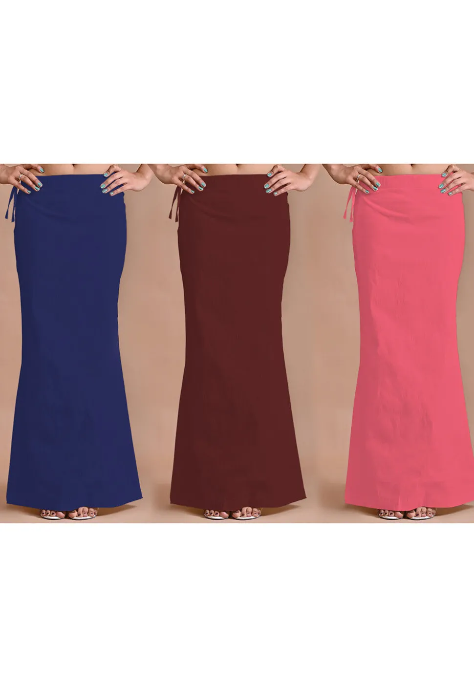 Combo Lycra Cotton Mermaid Style Shapewear in Multicolor