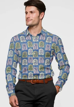 Cotton Shirt in Blue