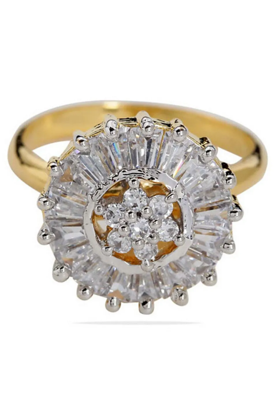 Cubic Zirconia Ring in White