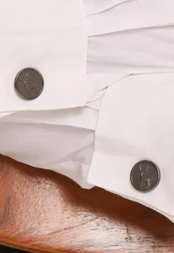 Daring Deer Metallic Cufflink Pair