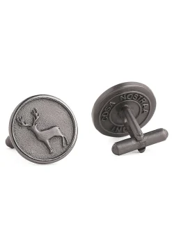 Daring Deer Metallic Cufflink Pair
