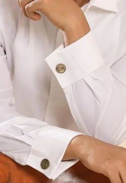 Daring Deer Metallic Cufflink Pair