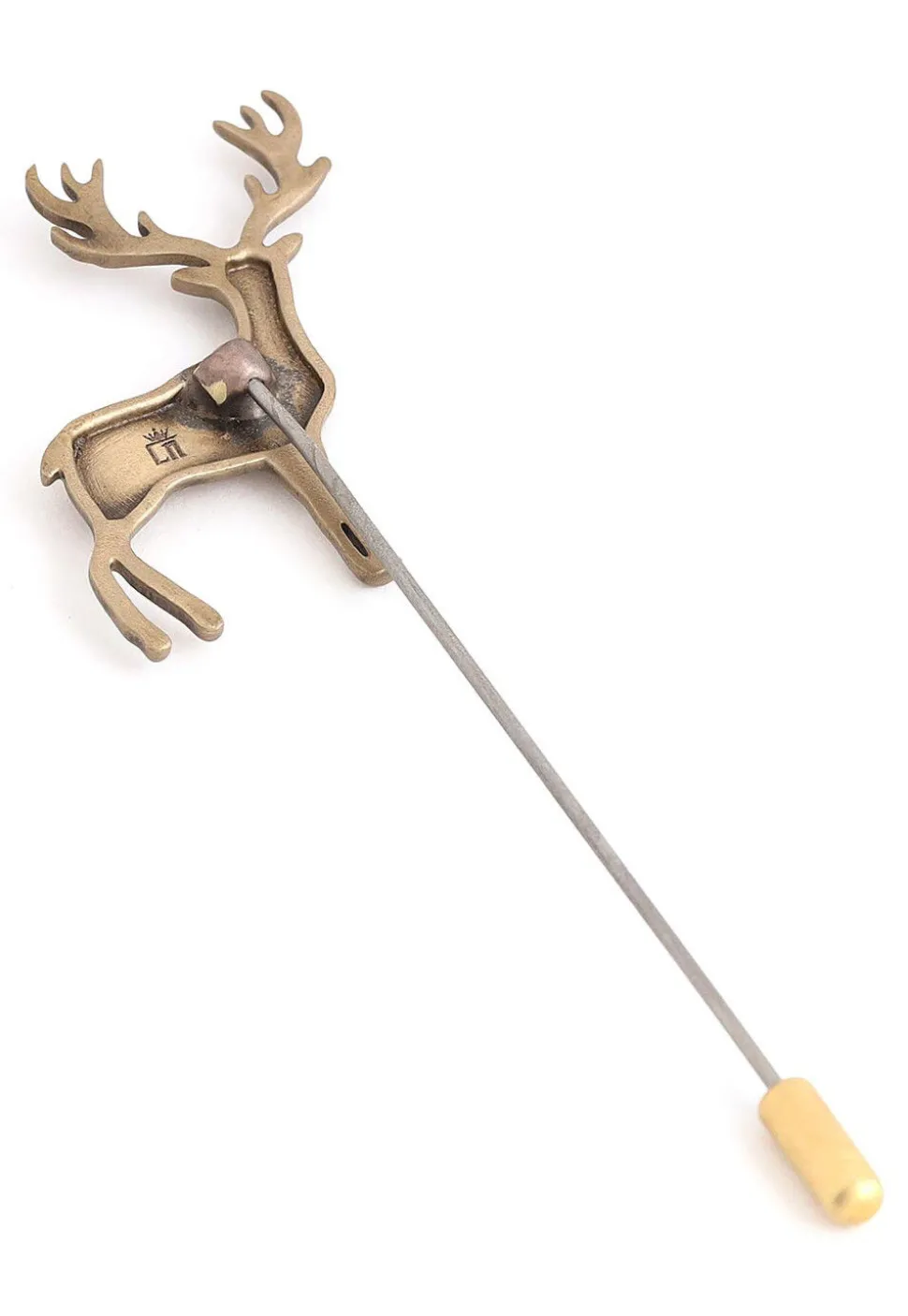 Daring Deer Metallic Lapel Pin